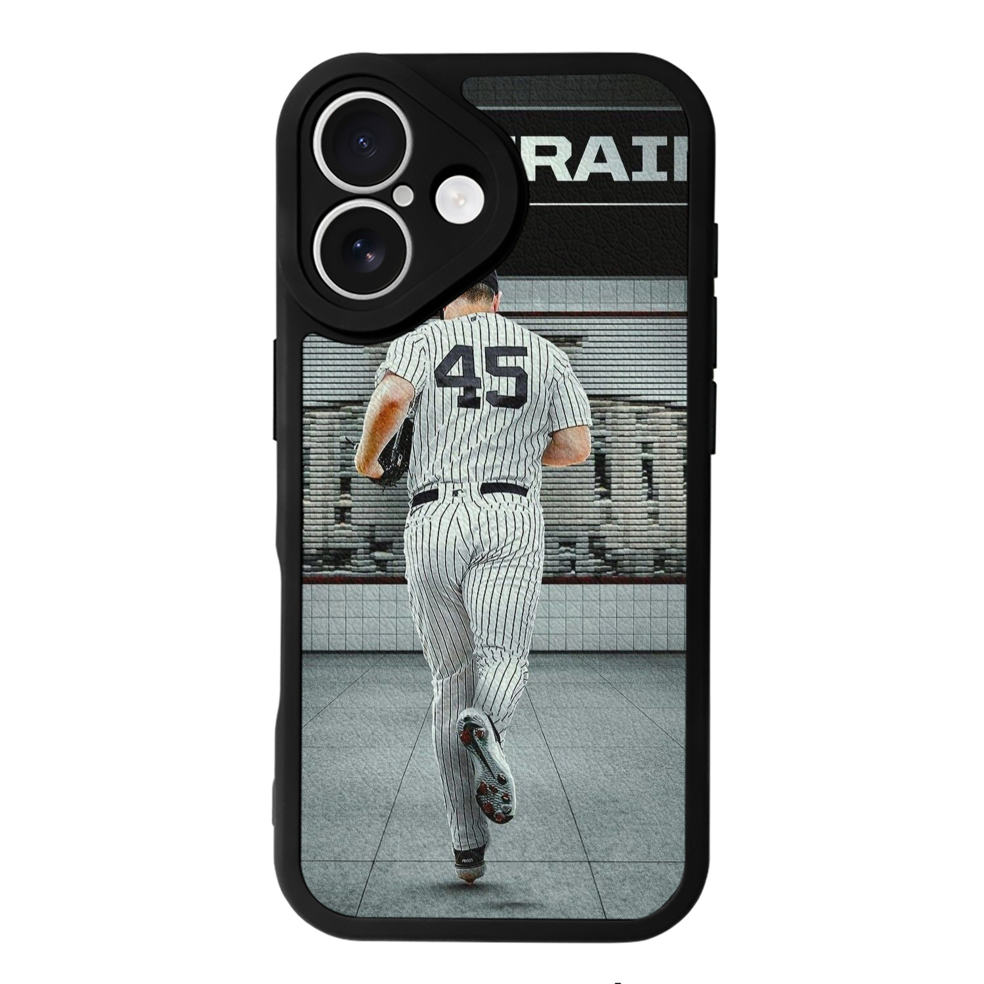 Gerrit Cole 12 IPhone 16 Silicone Leather Case – UV Print, Lambskin Texture – Perfect Fit, Wireless Charging Compatible, Scratch Resistant, Precise Cutouts – Stylish Protection For IPhone 16